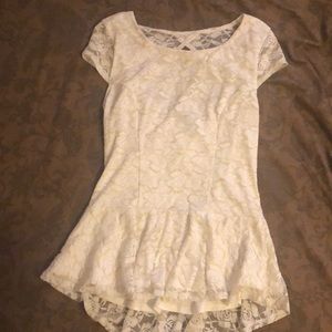 White and gold blouse